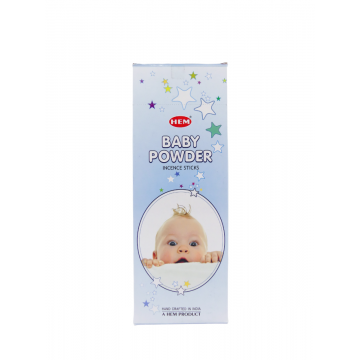 HEM Wierook - Baby Powder - Slof / Voordeelbox (6 Pakjes / 120 stokjes)