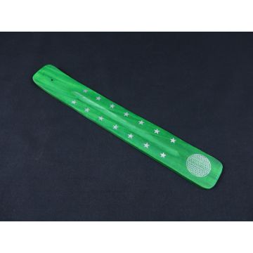 Wierook Brander - Wierook Houder - Plankje Groen - Geometrisch