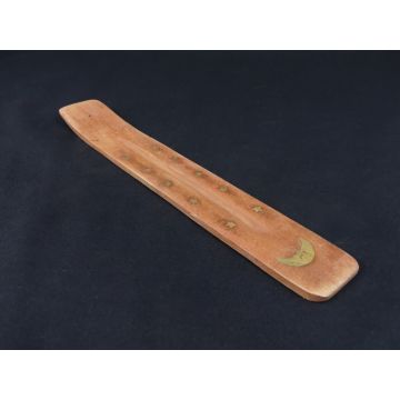 Wierook Brander - Wierook Houder - Plankje Bruin - Maan