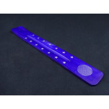 Wierook Brander - Wierook Houder - Plankje Violet Paars - Geometrisch