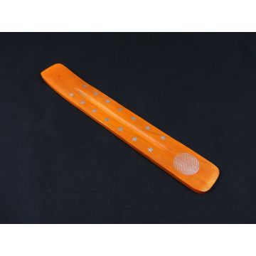 Wierook Brander - Wierook Houder - Plankje Oranje - Geometrisch