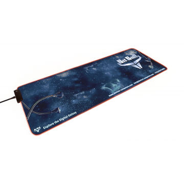 XXXL Muismat Groot Extra Dikte 4mm Zwart - 900x400 / 90x40 - Gaming Mousepad XXL (Toetsenbord en Muis passen hierop) - Hoge kwaliteit met Anti-Slip, Ongevouwen verstuurd! - BitBull Logo