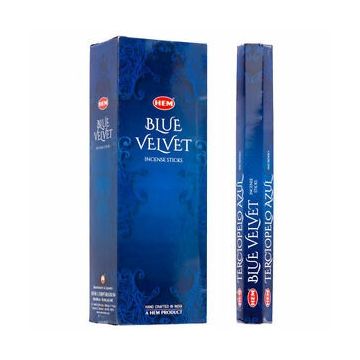 HEM Wierook - Blue Velvet - Slof / Voordeelbox (6 Pakjes / 120 stokjes)