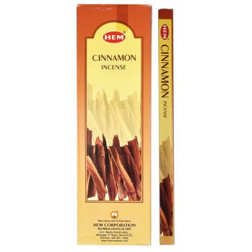 HEM Wierook - Cinnamon - Slof / Voordeelbox (6 Pakjes / 120 stokjes)