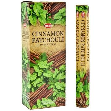 HEM Wierook - Cinnamon Patchouli - Slof / Voordeelbox (6 Pakjes / 120 stokjes)