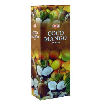 HEM Wierook - Coconut Mango - Slof / Voordeelbox (6 Pakjes / 120 stokjes)