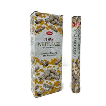 HEM Wierook - Copal White Sage - Slof / Voordeelbox (6 Pakjes / 120 stokjes)