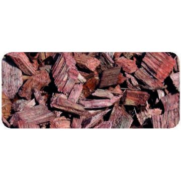Houtsnippers Gekleurd  / Decochips - BRUIN - Bodembedekking Tuin 20-40mm / 35 ltr Zak