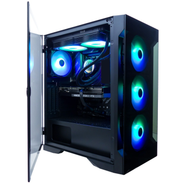 AMD Ryzen 9 5900XT 16-Core High-End RGB Game PC - RTX 5060 8GB - 32GB RAM - 1TB SSD - WIN11 PRO - Gamdias Talos E2 Elite 