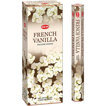HEM Wierook - French Vanilla - Slof / Voordeelbox (6 Pakjes / 120 stokjes)