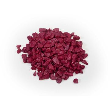 Fuchsia granulaat steentjes 9-13 mm als bodembedekking voor bloempotten en tuindecoratie