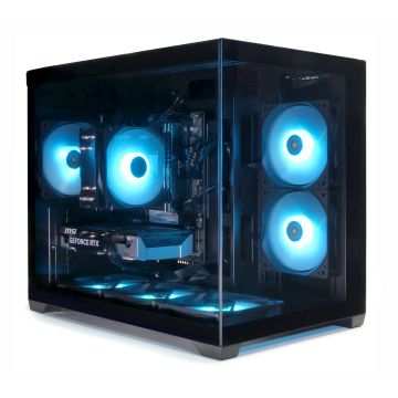 AMD Ryzen 7 8700 High-End Game PC - Aquariumcase met aRGb Towercooler (+25% CPU Performance) - GeForce RTX 5060 8GB - 32GB DDR5 RAM - 1TB SSD - Windows 11 PRO - Gamdias Aura GC10M