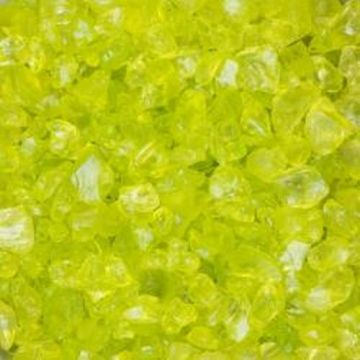 Decoratieve Gekleurde Glassteentjes / Gekleurd Glas - Lime / Appel Groen - 4-10mm - 1kg