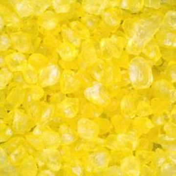 Decoratieve Gekleurde Glassteentjes / Gekleurd Glas - Geel - 4-10mm - 1kg