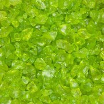 Decoratieve Gekleurde Glassteentjes / Gekleurd Glas - Groen - 4-10mm - 1kg