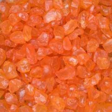 Decoratieve Gekleurde Glassteentjes / Gekleurd Glas - Oranje - 4-10mm - 1kg