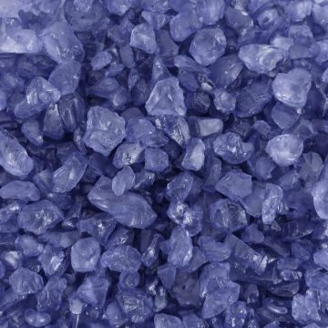Decoratieve Gekleurde Glassteentjes / Gekleurd Glas - Violet / Paars - 4-10mm - 1kg
