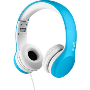 WiseQ Koptelefoon met draad / Headset voor Kinderen bedraad - Hero Junior Blue