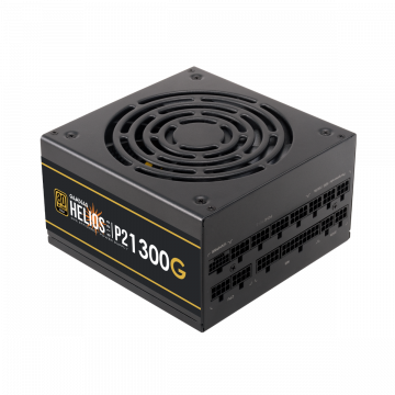 PC ATX Voeding Intern 1300 Watt GOLD Volledig Modulair - 80Plus GOLD 1300W PSU Computer Power Supply Sleeved Cables - 8x 6+2 PIN aansluiting voor videokaart - ATX12V v3.1 Compatible - Gamdias HELIOS P2A-1300G