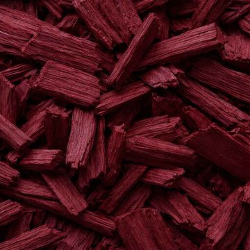 Houtsnippers Gekleurd Klein / Decochips 10-20mm - BORDEAUX ROOD