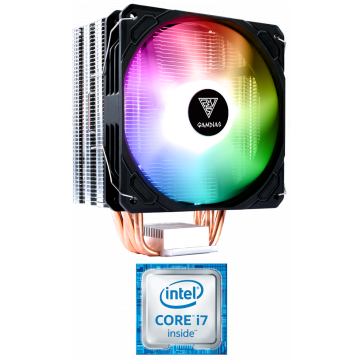 Intel Core i7 12700KF CPU met aRGB Tower Cooler / Koeler - GAMDIAS BOREAS E1-410 ARGB|1700 socket 12 core@3,6GHz-5GHz|CPU + Koeler Combo