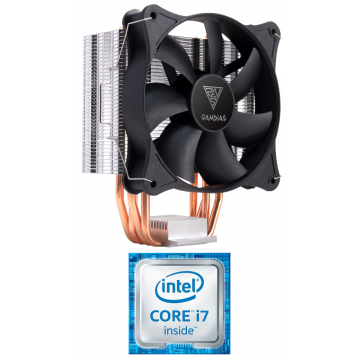 Intel Core i7 12700KF CPU met Tower Cooler / Koeler - GAMDIAS BOREAS E1-410 GEEN RGB VERLICHTING|1700 socket 12 core@3,6GHz-5GHz|CPU + Koeler Combo