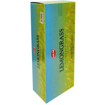 HEM Wierook - Lemongrass - Slof / Voordeelbox (6 Pakjes / 120 stokjes)