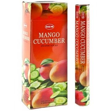 HEM Wierook - Mango Cucumber - Slof / Voordeelbox (6 Pakjes / 120 stokjes)