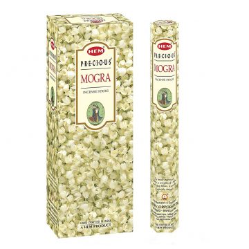 HEM Wierook - Mogra (Precious) - Slof / Voordeelbox (6 Pakjes / 120 stokjes)