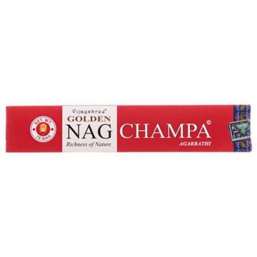 Vijayshree Wierook - Golden Nag Champa - Agarbathi (pakje a 15 gram)