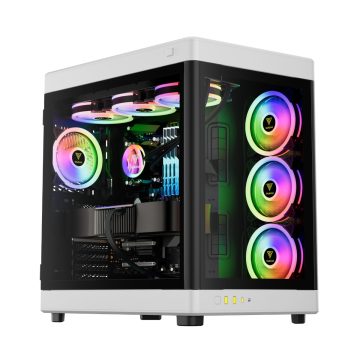 AMD Ryzen 7 7800X3D High-End Game PC - RTX 4080 Super - 32GB RAM - 2TB SSD - WIN11 PRO - Gamdias Neso P1 White
