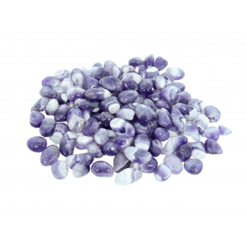 Band Amethist Steentjes Klein (1 - 3cm) - Chevron - Gepolijst - Voordeelzak van 250gr