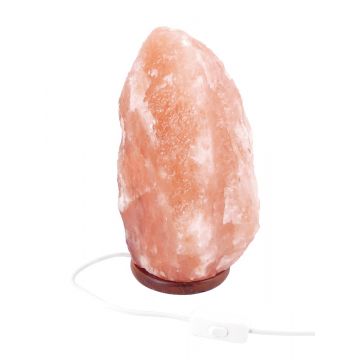 Zoutlamp 10 tot 12kg - MET LED LAMP - Energiezuinig - Himalayazout - ca. 35x20cm