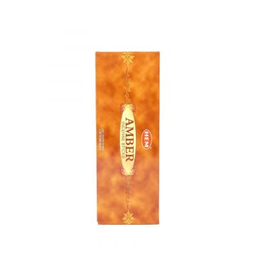 HEM Wierook - Amber - Slof / Voordeelbox (6 Pakjes / 120 stokjes)