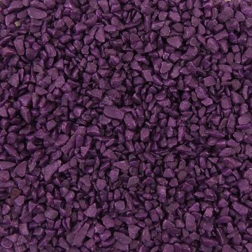 Aquarium Steentjes - Gekleurd Granulaat - PAARS / VIOLET - Bodembedekking 4-6mm - 1KG