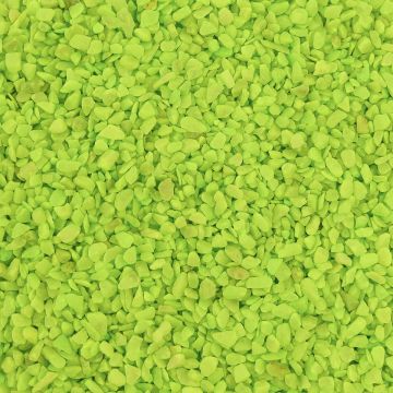 Aquarium Steentjes - Gekleurd Granulaat - APPEL GROEN / LIME - Bodembedekking 4-6mm - 1KG