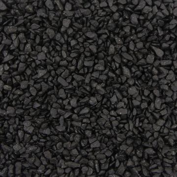 Gekleurde Steentjes 2-3mm - Granulaat - ZWART - Bodembedekking voor Bloempotten en Plantenbakken - 5KG Voordeelverpakking