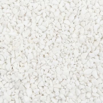  Aquarium Steentjes - Gekleurd Granulaat - WIT - Bodembedekking 4-6mm - 1KG