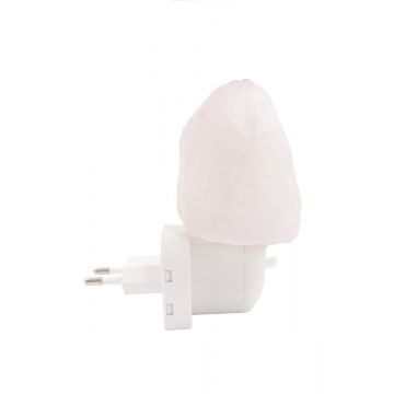 Zoutlamp ROTS - Nachtlampje met Aan / Uit Schakelaar en Ledlampje - Kinderkamer - Hal - Slaapkamer - Himalayazout - Energie zuinig!