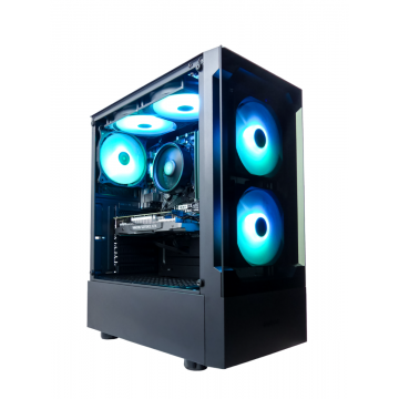 AMD Ryzen 5 6-Core RGB ELITE Game Computer / Gaming PC - GeForce RTX 4060 - 500GB M2.0 SSD - 16GB RAM - Win11 PRO