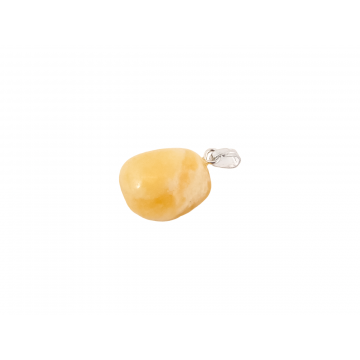 Hanger Gele Calciet Edelsteen