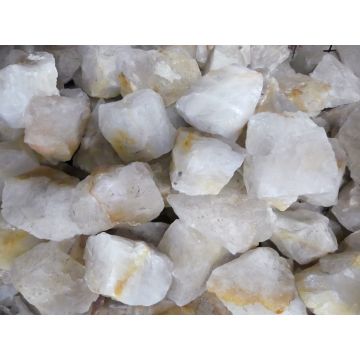 Bergkristal Ruw Groot - B-Kwaliteit - Groothandel Partij van 25kg - Stenen/Stukken van 0,5 tot 4kg
