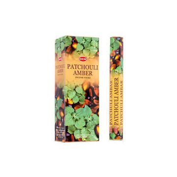 HEM Patchouli Amber Wierook (pakje a 20 stokjes)