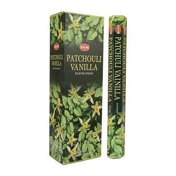 HEM Wierook - Patchouli Vanilla - Slof / Voordeelbox (6 Pakjes / 120 stokjes)