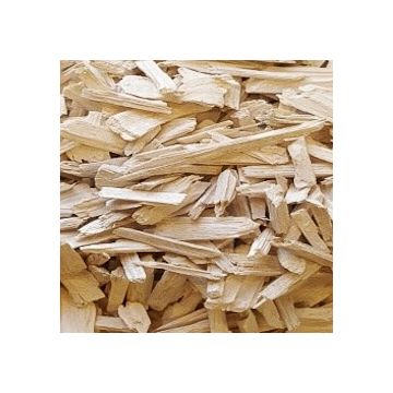 Houtsnippers Gekleurd Klein / Decochips 10-20mm - WIT - Bodembedekking Bloempotten en Plantenbakken - Zak 5 ltr