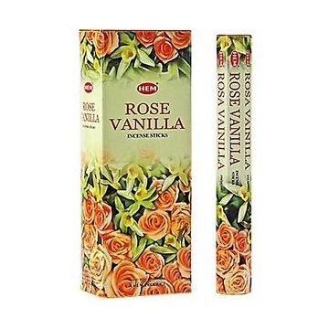 HEM Wierook - Rose Vanilla - Slof / Voordeelbox (6 Pakjes / 120 stokjes)