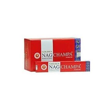 Vijayshree - Golden Nag Champa - Agarbathi - Natuurlijke Wierook - Groothandel Box - 12x15 gram