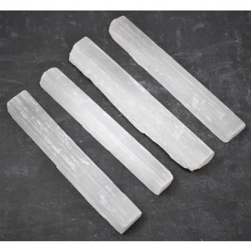 Seleniet Staaf - ca. 15-19 cm - Wit - Ruw - Topkwaliteit!