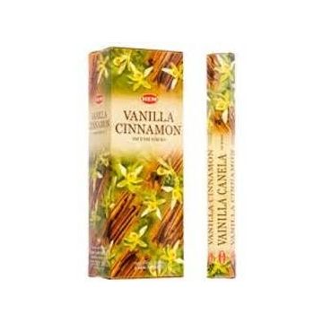 HEM Wierook - Vanilla Cinnamon - Slof / Voordeelbox (6 Pakjes / 120 stokjes)