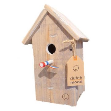 Vogelhuisje met puntdak